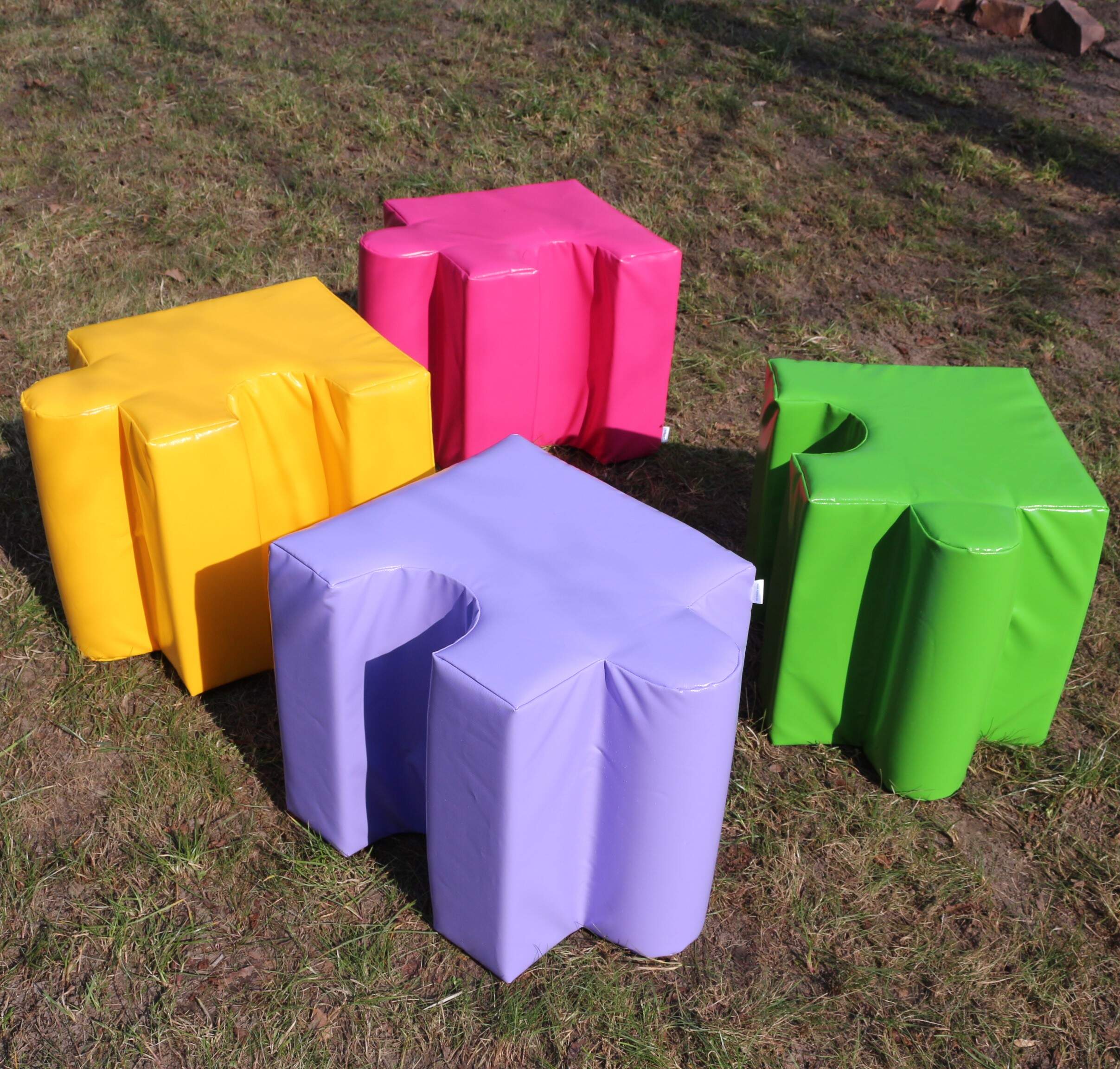 Комплект детских пуфов Мозаика KIDIGO